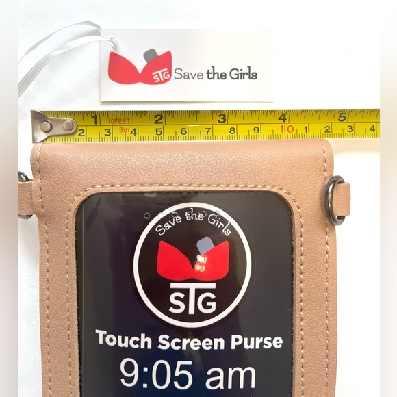 Save The Girls NWT Crossbody Purse Tan "Colorado Butter Kiss" - Picture 9 of 9